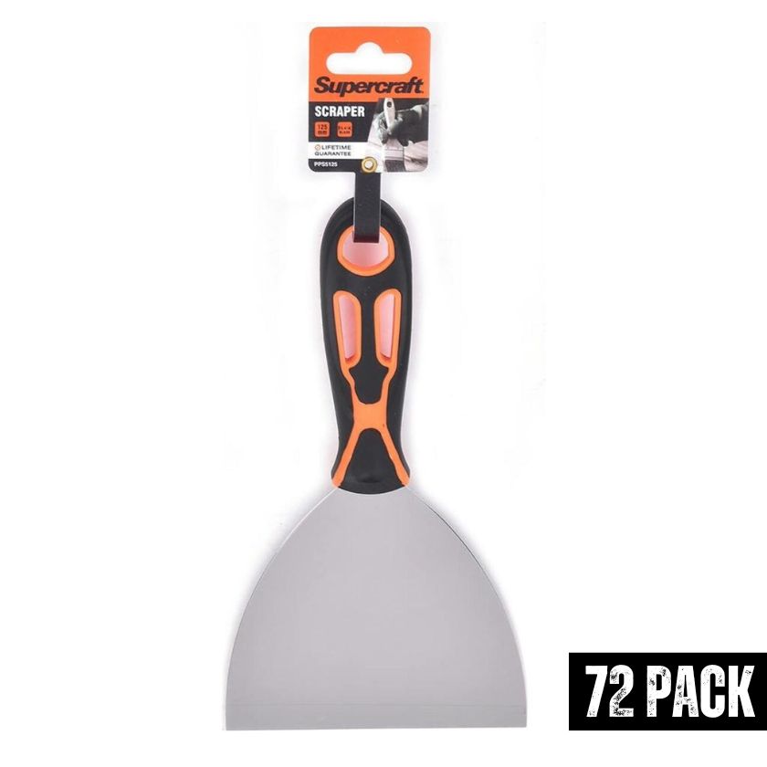PPS5100 Supercraft Scraper Plastic Handle 125mm (72 Pack) - South East Clearance Centre