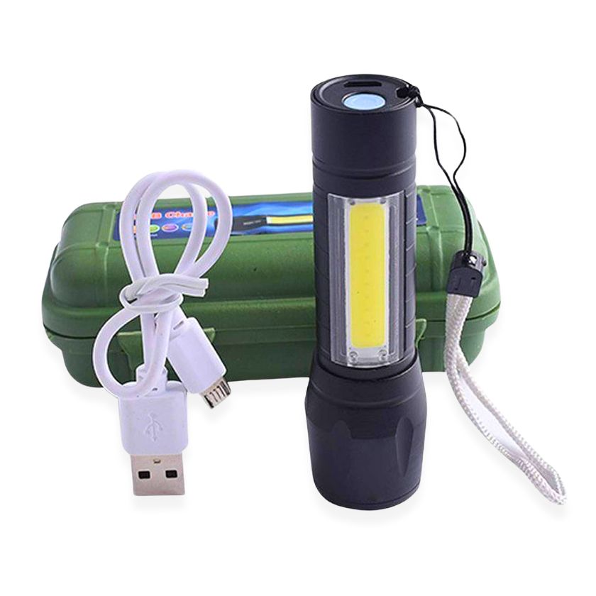 Retractable Pen Flashlight – USB Rechargeable, Waterproof & Portable - South East Clearance Centre