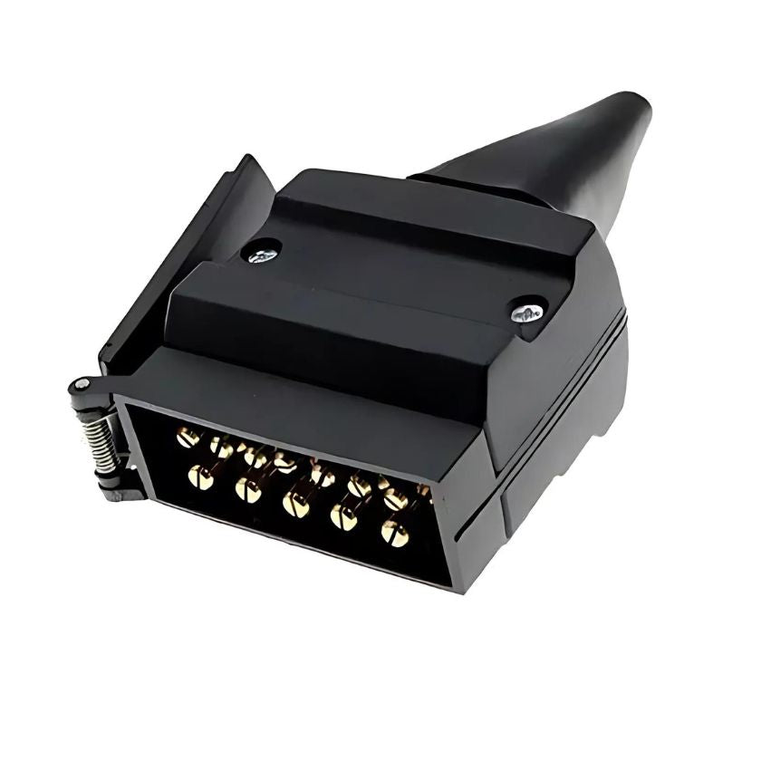 12 Pin Flat Trailer Plug Caravan Adapter Socket Connector - South East Clearance Centre