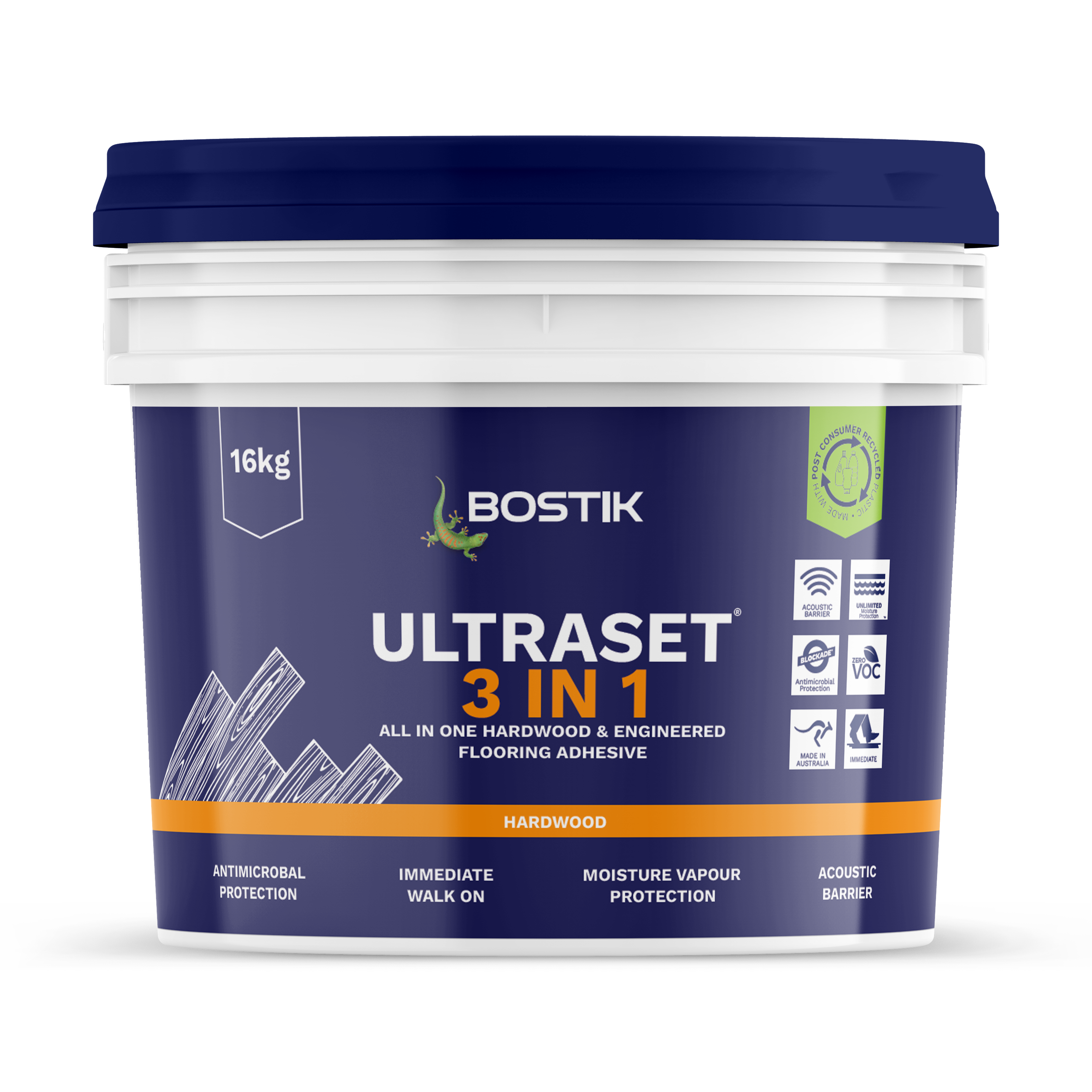Bostik Ultraset 3-IN-1 Timber Flooring Adhesive 30627868 - 16kg - South East Clearance Centre