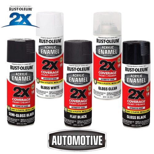 Rust-Oleum 2X Automotive Acrylic Enamel Paint + Primer Rustoleum - South East Clearance Centre