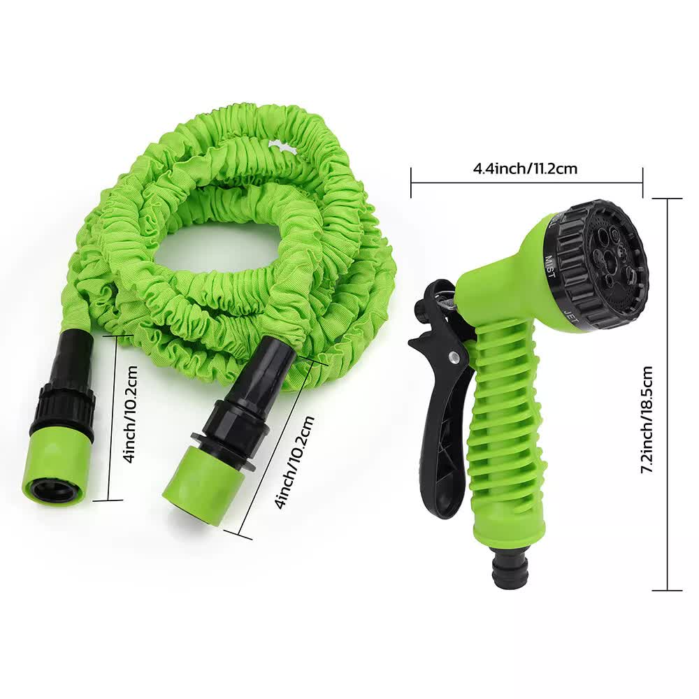 Expandable Garden Hose Kit – 7.5m with Spray Gun