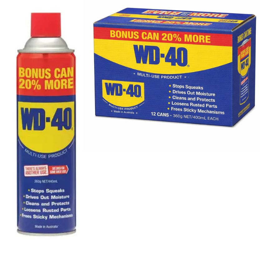 WD-40 Multi Use Product Spray 360g (Box of 12) - South East Clearance Centre