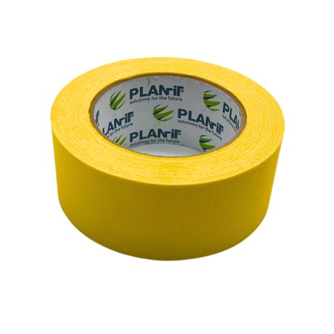 48mm Yellow Renderer & Painters Masking Tape | 48mm x 50metres (Pack of 5) - South East Clearance Centre
