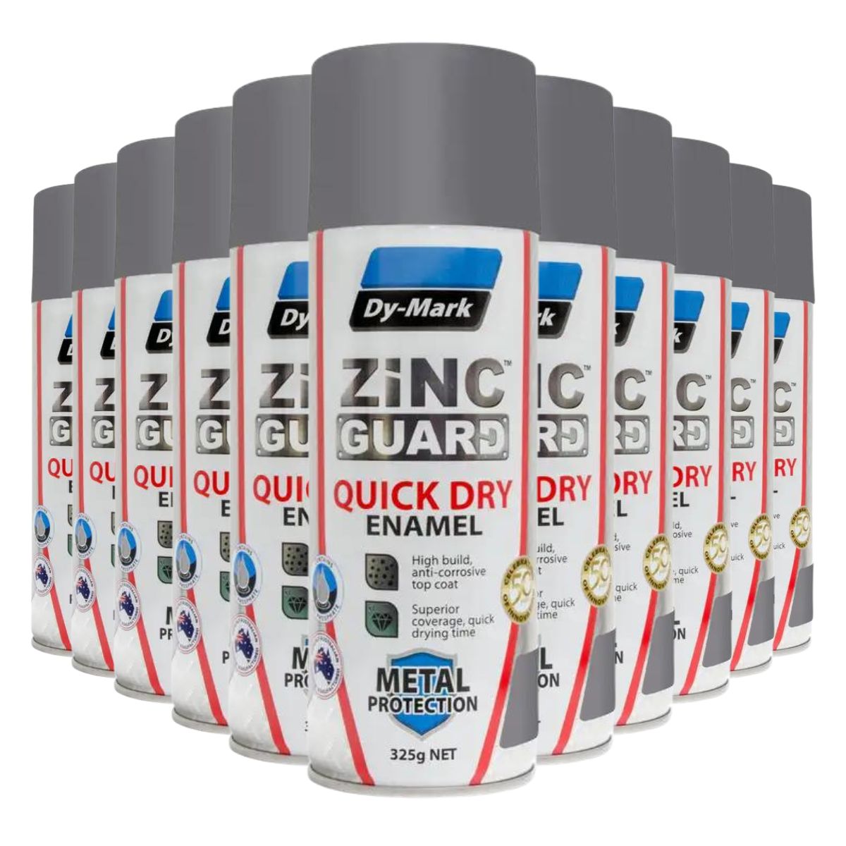 Dy-Mark Zinc Guard Quick Dry 325g | 12 Cans - South East Clearance Centre