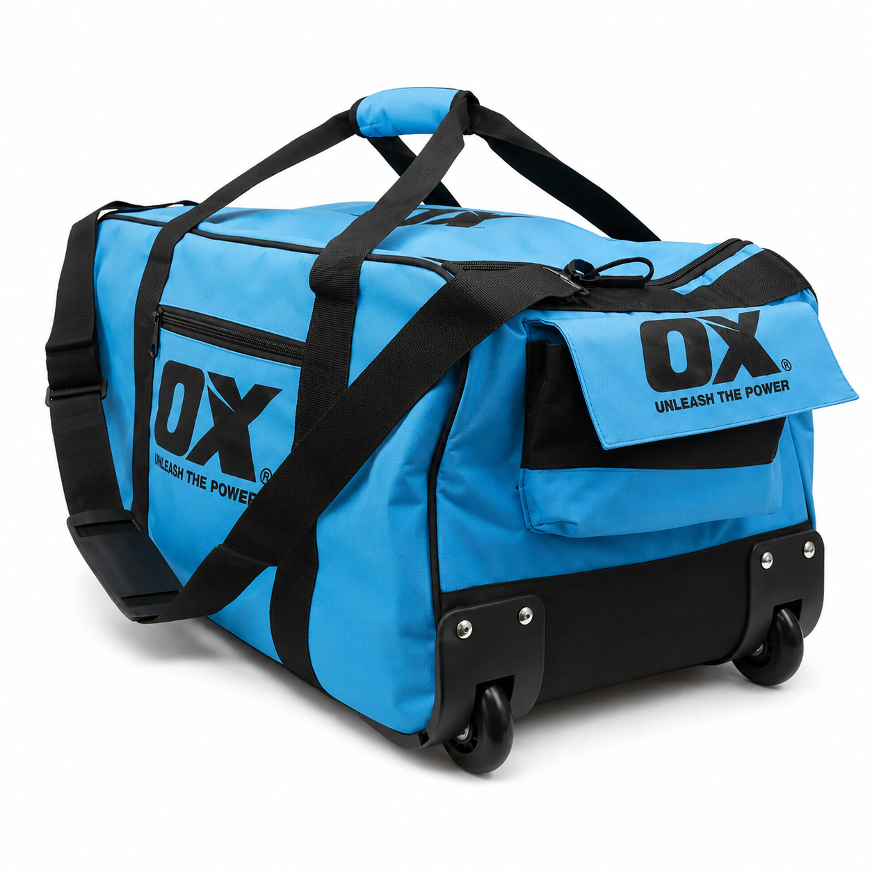 OX Jumbo Tuff Bag with Wheels Blue Heavy Duty Tool Bag – OX-P265501