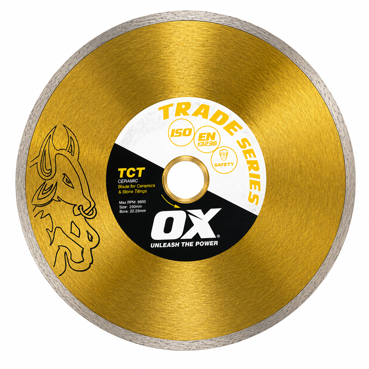 OX Trade Series TCT Ceramic Blade 230mm (9") – Ceramic & Stone Tile Cutting Disc
