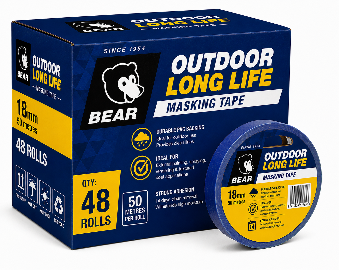 Masking Tape - PVC Outdoor Long Life