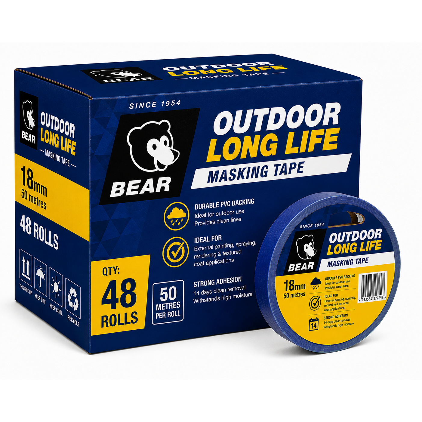 Norton Masking Tape - PVC Outdoor Long Life Masking Tape