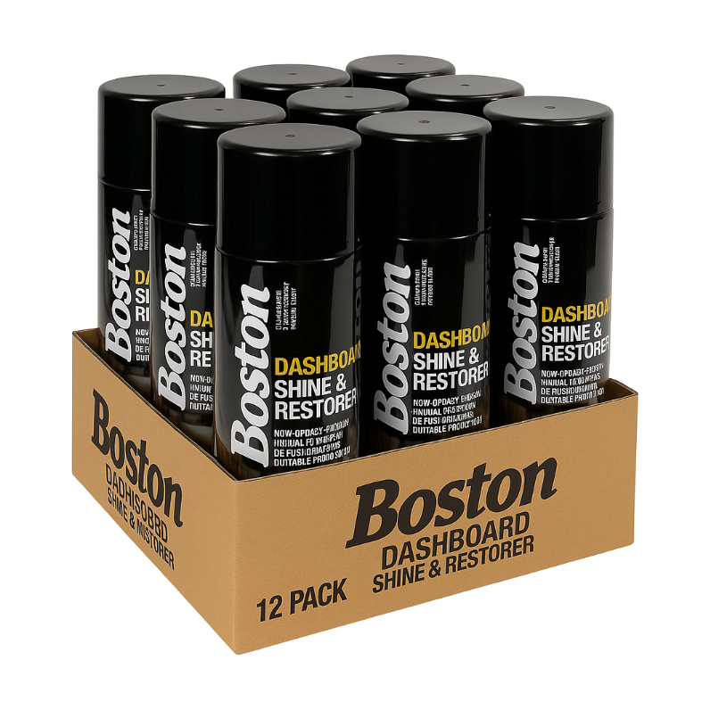 BOSTON DASHBOARD SHINE AND RESTORER (Box of 12) - South East Clearance Centre