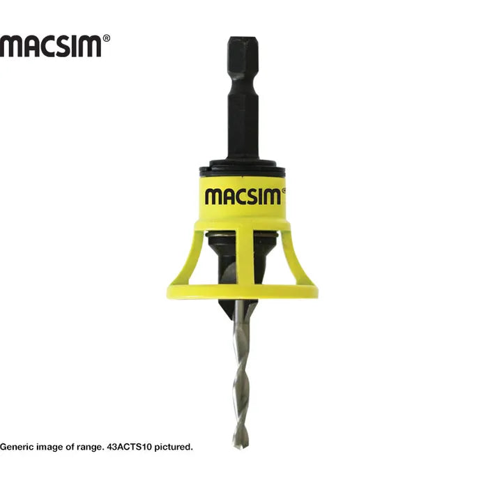 Macsim Clever Tool #8 Pre Drilling & Countersinking Tool Suits 8g Trim Head Screw - South East Clearance Centre