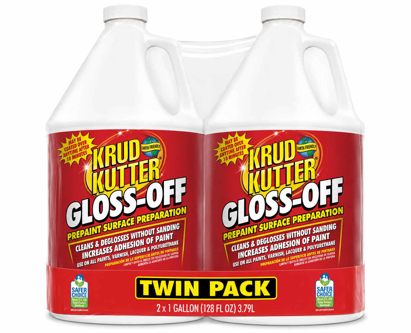 Krud Kutter Gloss-Off Prepaint Surface Preparation 3.79L - Twin Pack (2 x 3.79 Litres)