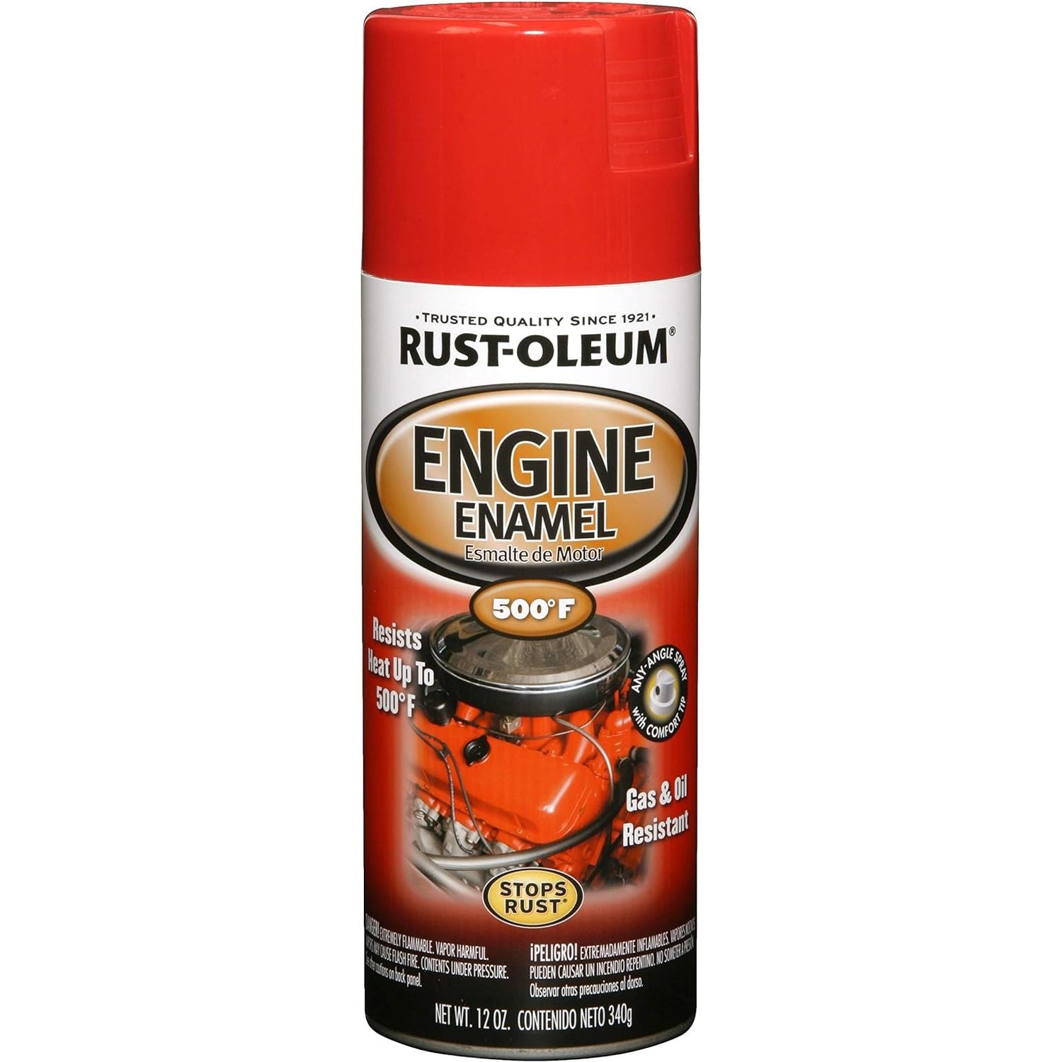 Rust-Oleum 248948 Automotive Rust Preventive Engine Enamel Spray Paint High Heat, FORD RED (6 Cans) - South East Clearance Centre
