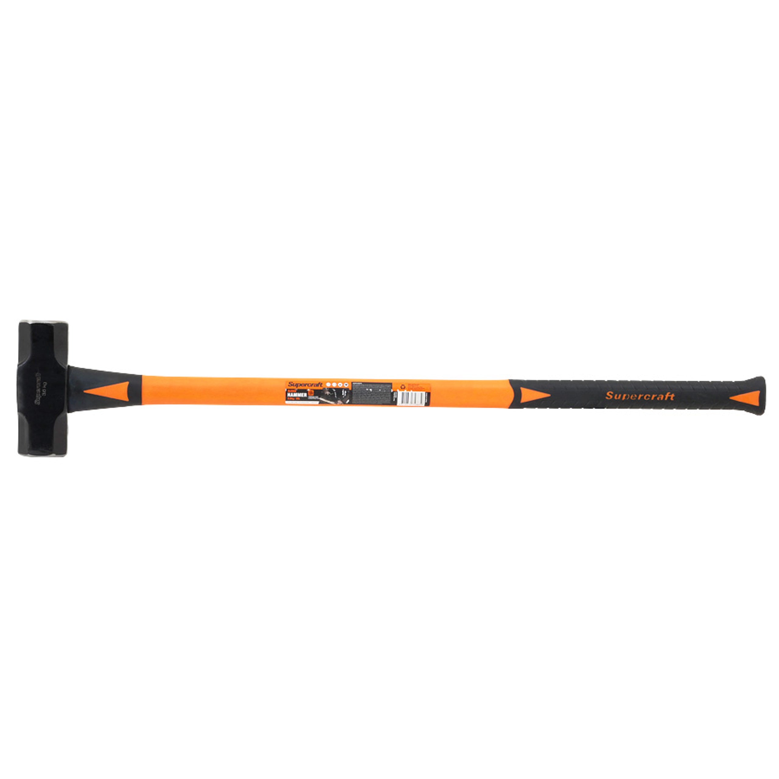 (2 Pack) Supercraft H054450 3.6Kg (8Lb) Fibreglass Sledge Hammer 900mm - H054450