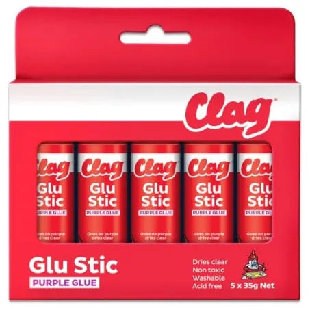 Clag Glu Stick Purple - Box of 240 - South East Clearance Centre