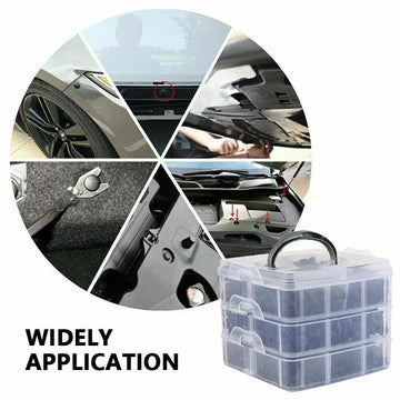 Car Trim Body Clips Kit 620PCS - South East Clearance Centre