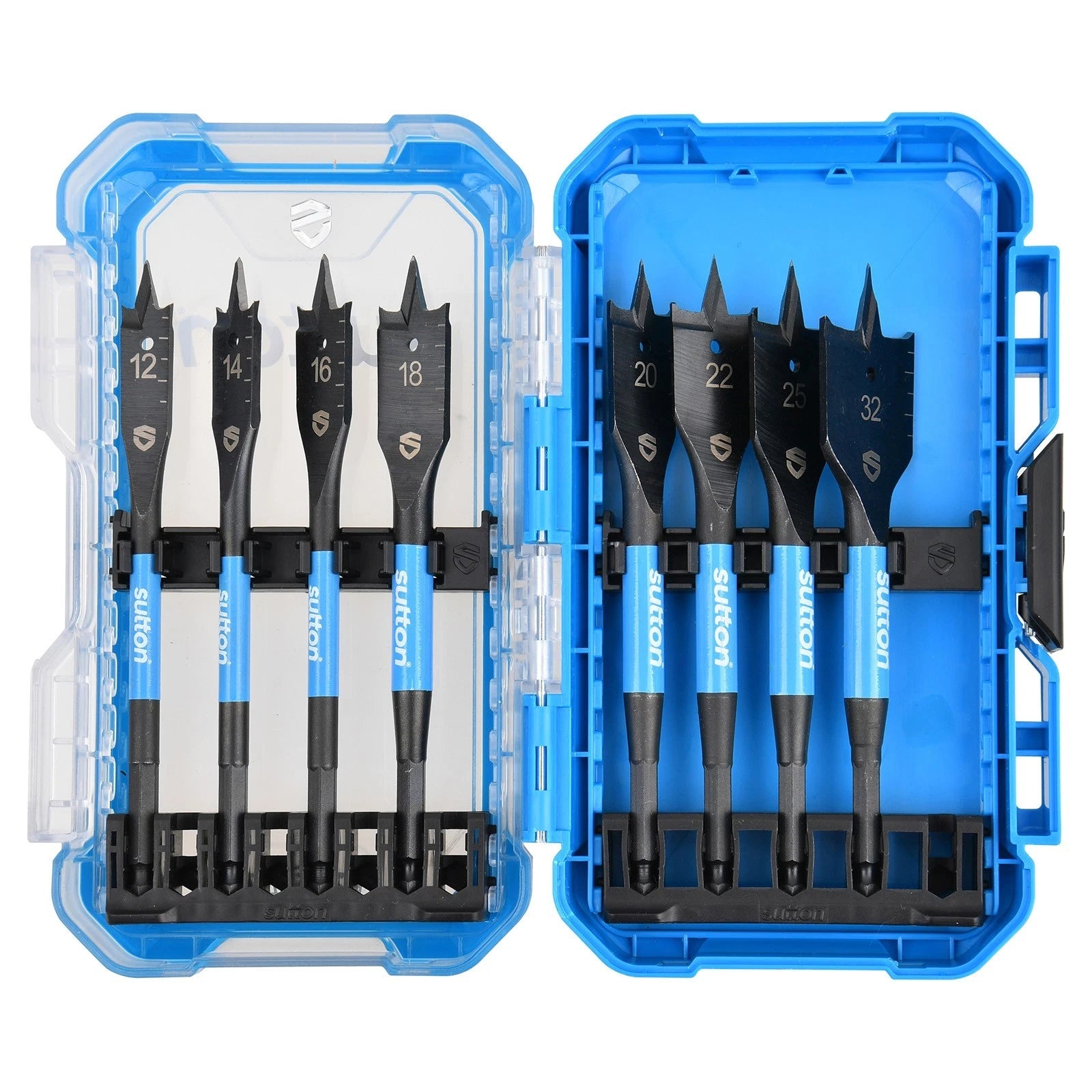 Sutton Supabore 12-32mm 8 Piece Spade Bit Drill Set - D501S08B