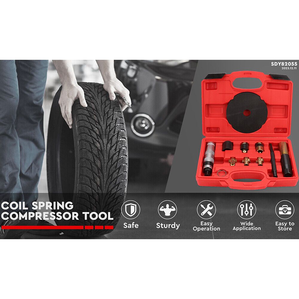 10Pc Wheel Lock Removal Tool Kit Wheel Locking Nut Key Remover Kit With Box - South East Clearance Centre