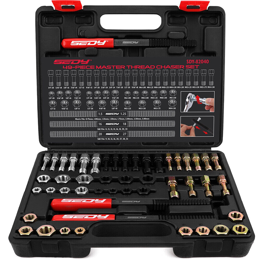 49 Piece Master Thread Chaser Set - South East Clearance Centre