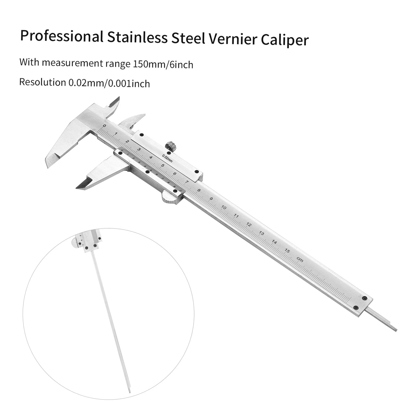 6" 150mm Vernier Caliper Micrometer Measuring Tool Gauge - South East Clearance Centre