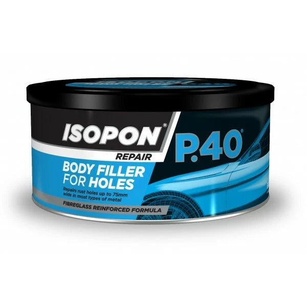 Isopon P40 Fibreglass Reinforced Body Filler Paste For Holes Kit - 250mL - South East Clearance Centre