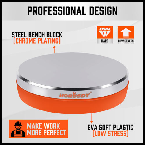 Professional Steel Bench Block Jeweler Metal Working Anvil 3"x3" 2X Heart-Shaped - South East Clearance Centre