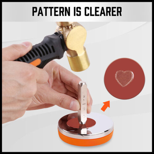 Professional Steel Bench Block Jeweler Metal Working Anvil 3"x3" 2X Heart-Shaped - South East Clearance Centre