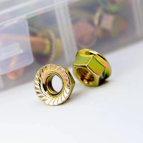 240-Piece 8.8 Grade Hexagon Flange Bolt & Nut Assortment Kit (M5–M8) - South East Clearance Centre