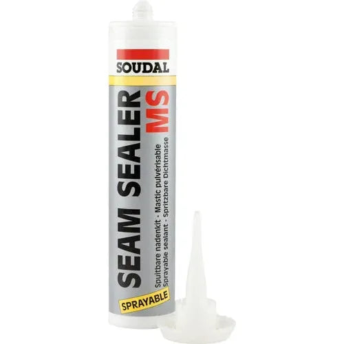 Soudal MS Hybrid Polymer Based Sprayable Seam Sealer Grey 290ml (110326) - Box of 12 - South East Clearance Centre