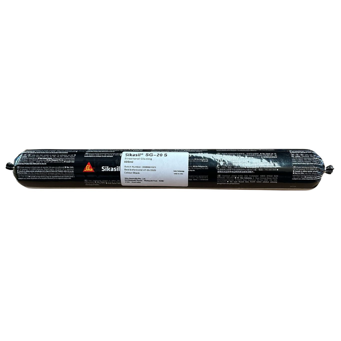 Sika 107627 600ml Sikasil SG20 Glazing Adhesive - Black - South East Clearance Centre