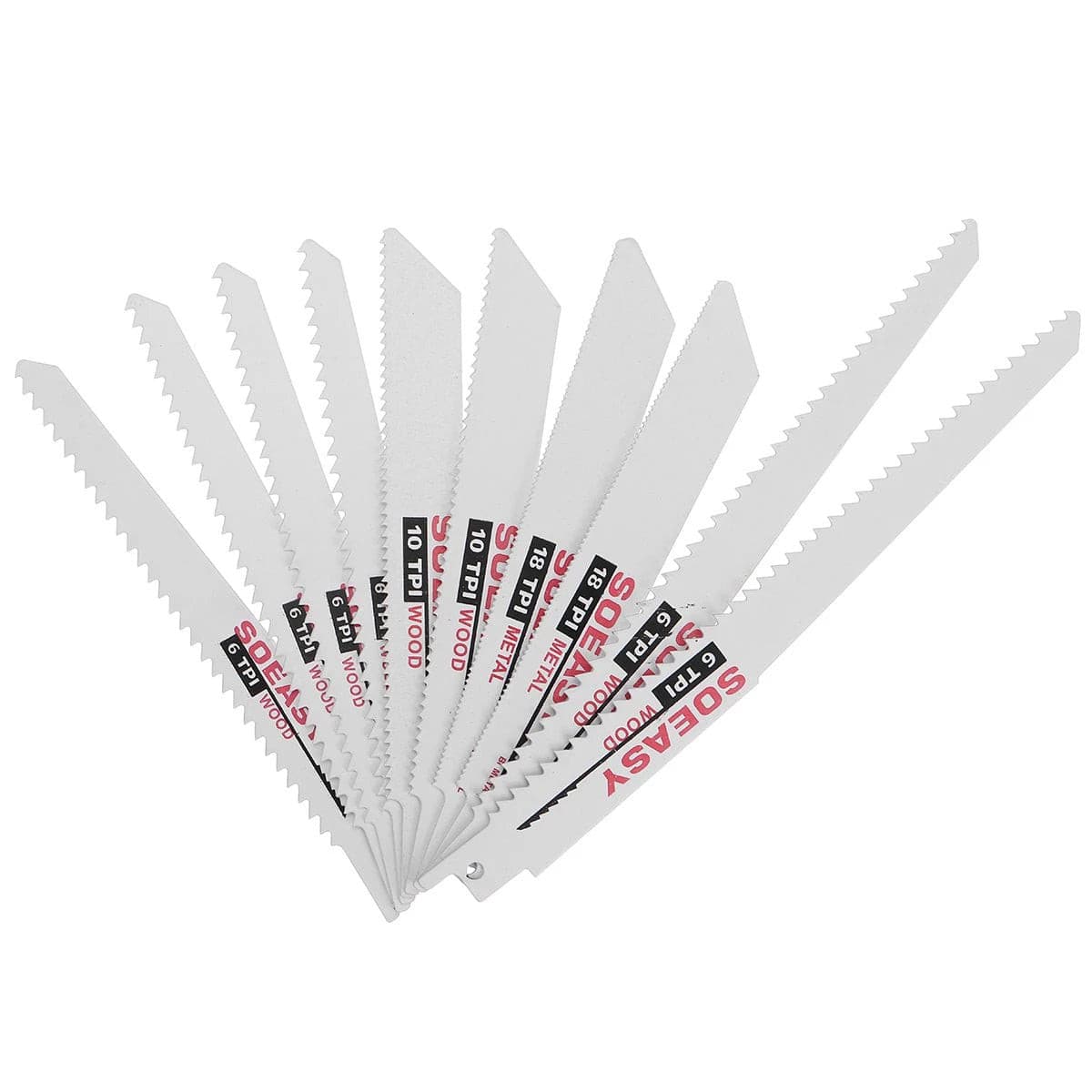 Reciprocating Saw Blades - 10 Pack - South East Clearance Centre
