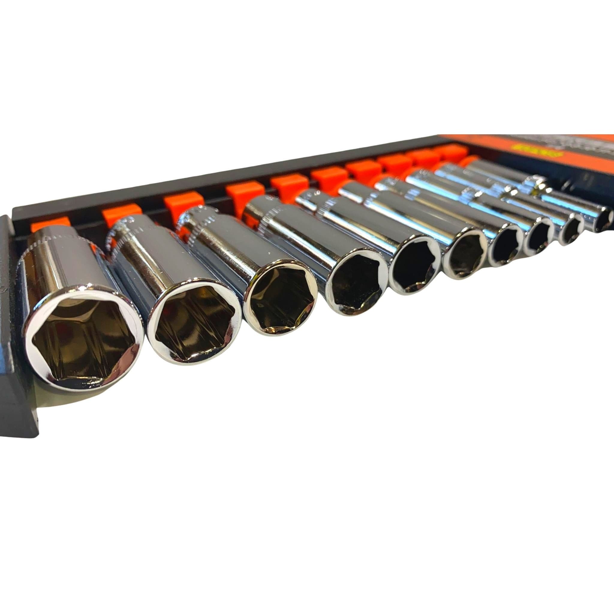 1/4" Rail Socket Set - 10 Pieces - South East Clearance Centre