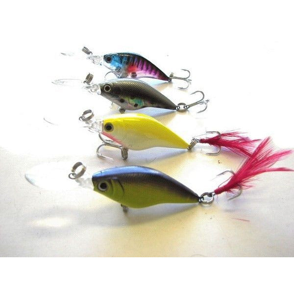 Kamikaze Hard Body Four Lures and Bag  - Snoopy D - South East Clearance Centre
