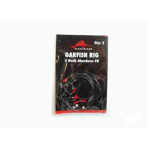 Kamikaze Fluoro - Garfish Rigs (3 Rig) - 2 Packs (6 Rigs) - South East Clearance Centre