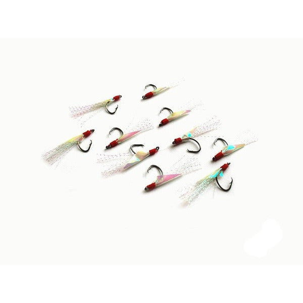 Rough Rider Flasher Circle Hooks #6 (2 Pk) White 20pcs - South East Clearance Centre