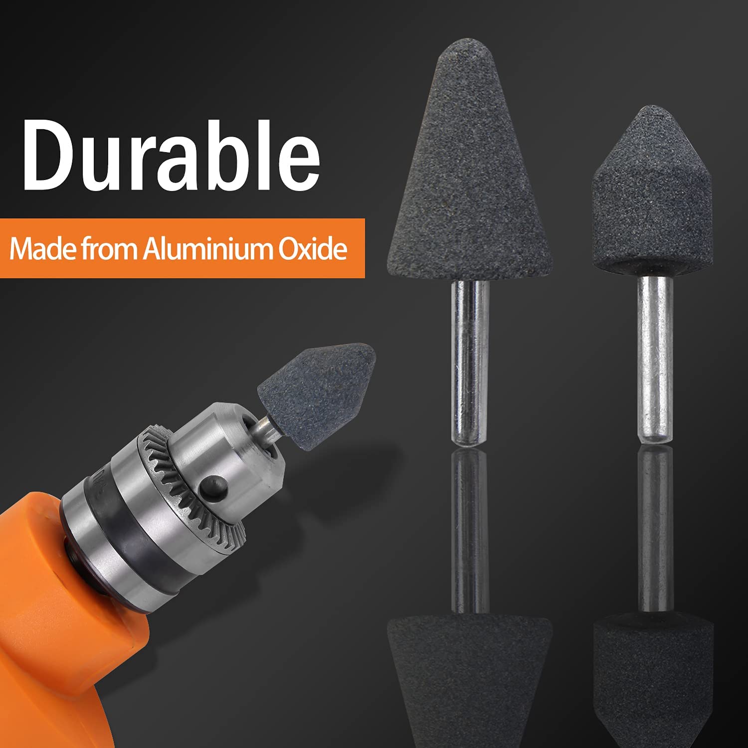 5 Piece Grinding stone Set | Rotary Grinding Bits with 1/4" Shank - South East Clearance Centre