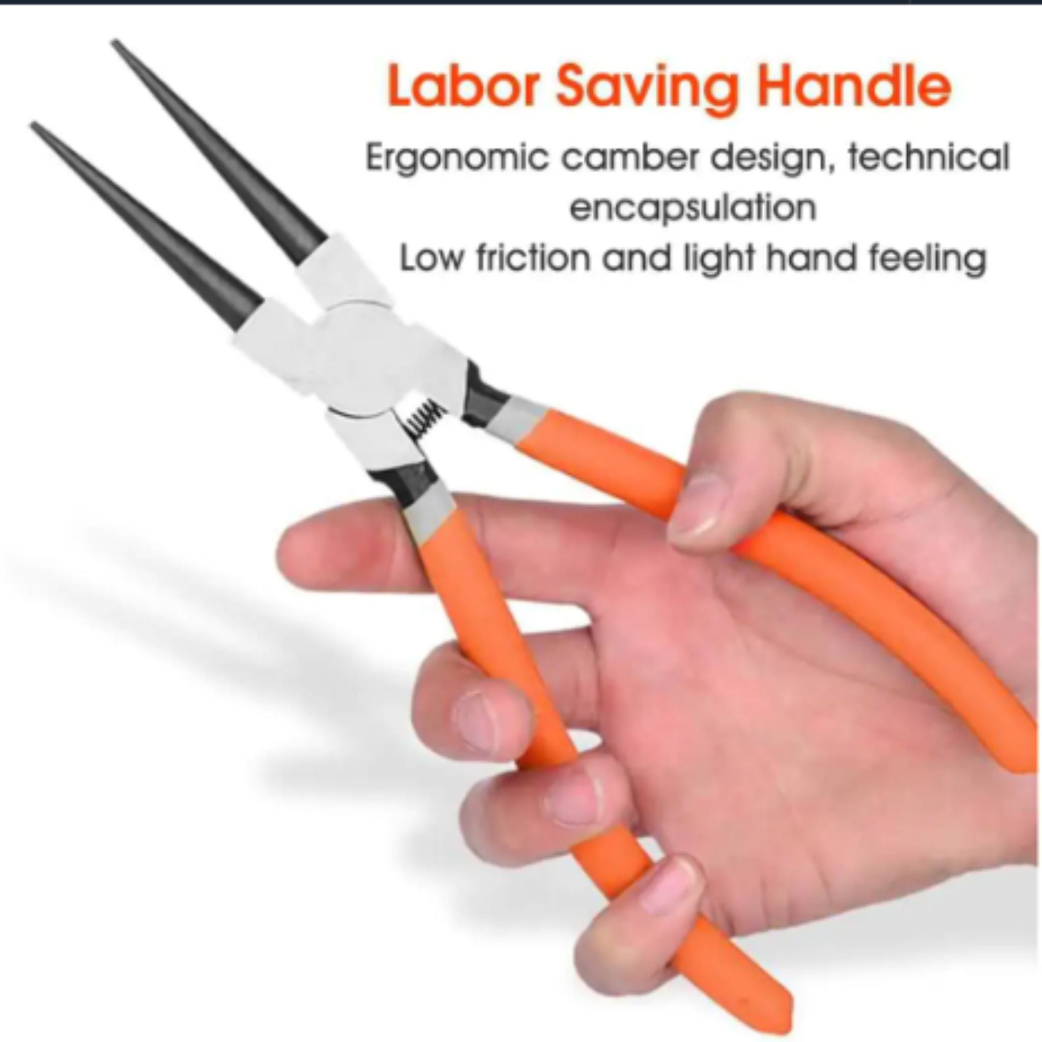 4-Piece 7″ Circlip Pliers Set | Internal, External, Bent, Straight Snap - South East Clearance Centre