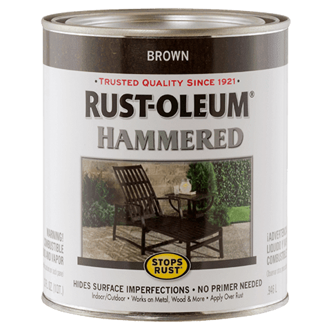 Rustoleum STOPS RUST AND RUST PREVENTION Hammered Brush-On Paint - 946ml - South East Clearance Centre