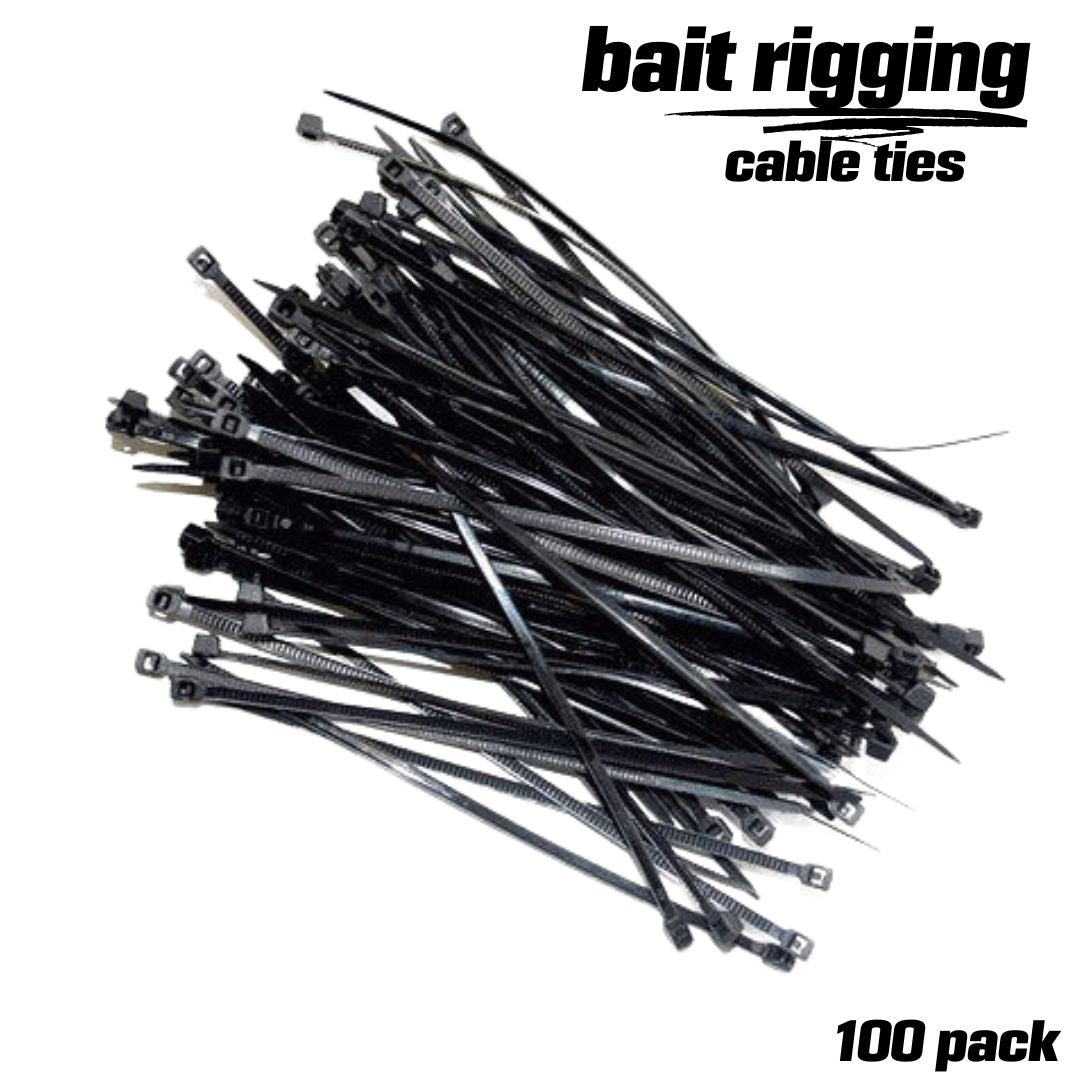 Kamikaze - Cable Ties (Bait Rigging) - 100mm (100pcs) - South East Clearance Centre