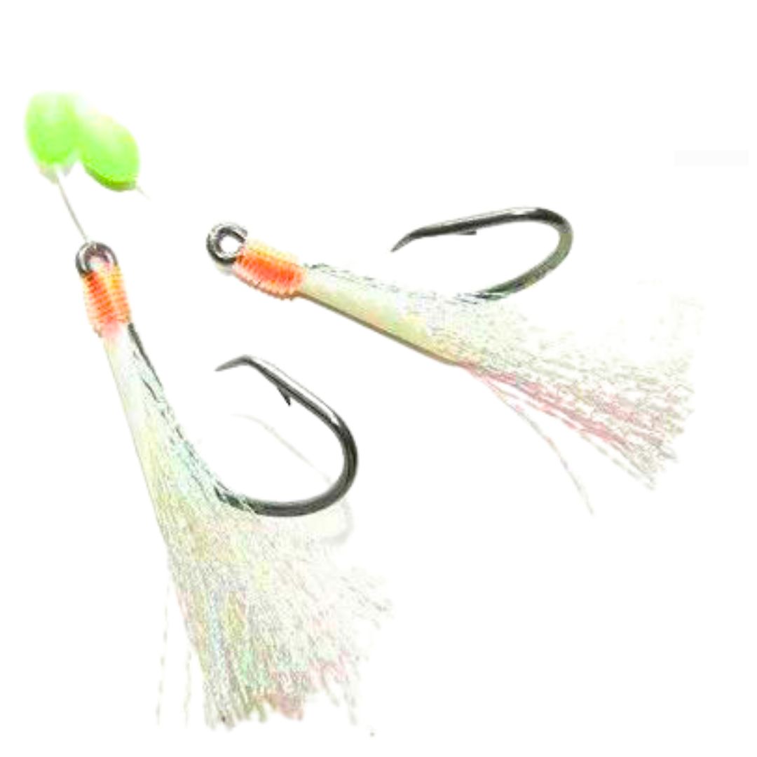 Snapper Mates 3/0 Paternoster Premade Rig - White 2 Rigs - South East Clearance Centre