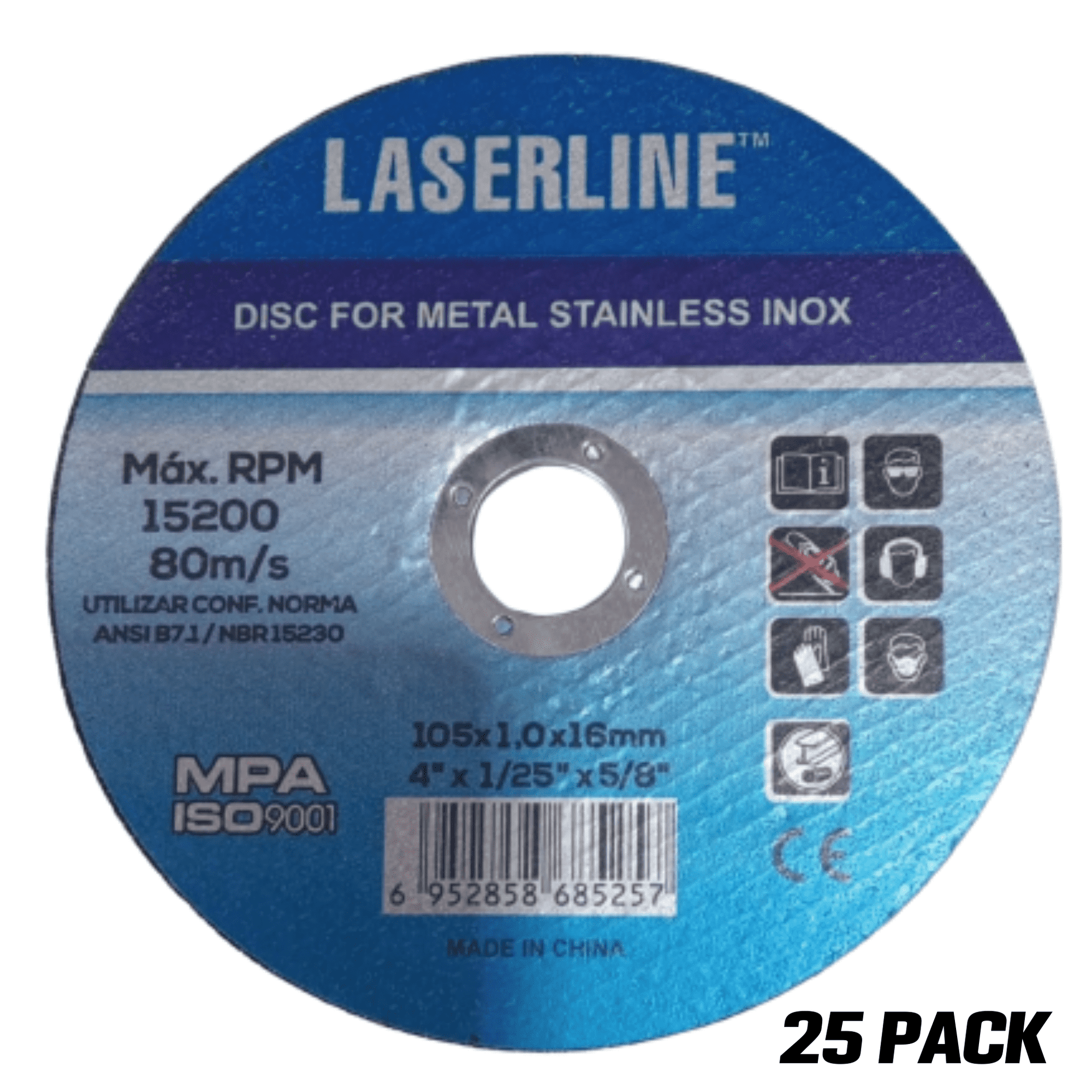 25 PACK - Stainless Steel Cutting Disc - 105mm - South East Clearance Centre