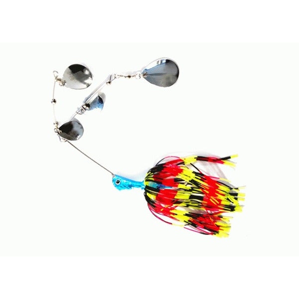 KAMIKAZE Quad Spin Arama Spinner Baits 14gr w plastic-2PkD - South East Clearance Centre