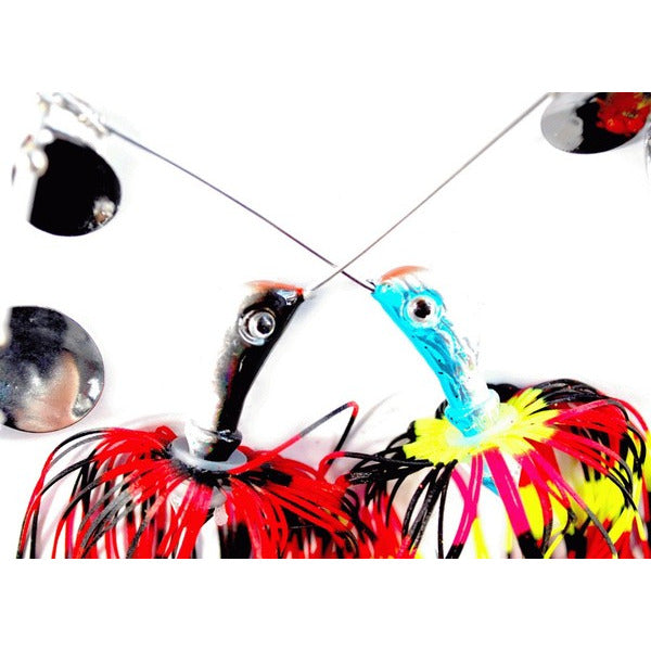 KAMIKAZE Quad Spin Arama Spinner Baits 14gr w plastic-2PkD - South East Clearance Centre