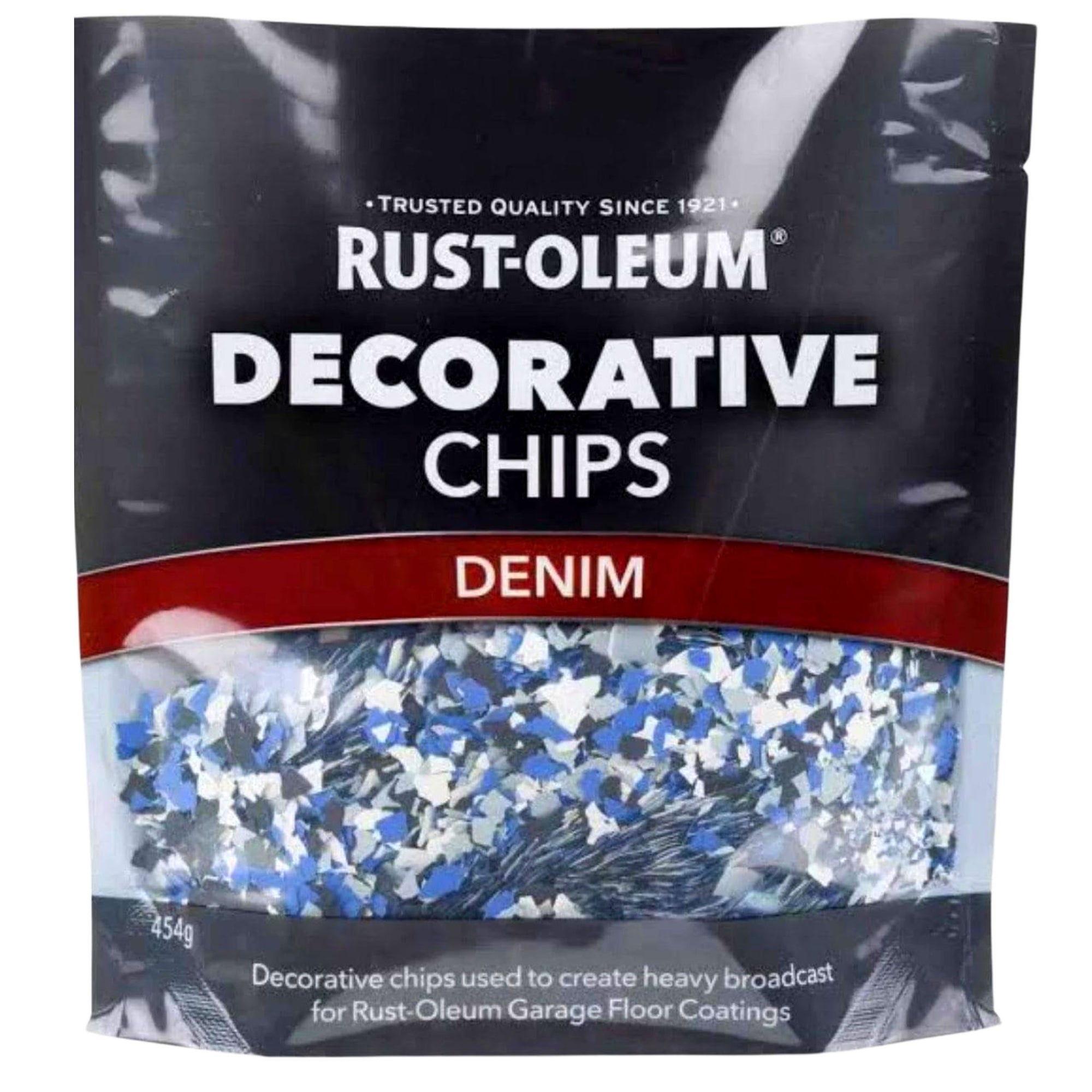 Rustoleum Denim Garage Floor Decorative Chips -454g - South East Clearance Centre