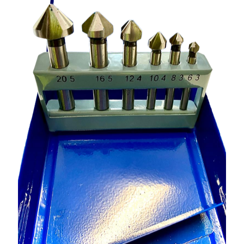 Countersink Set - 6 Pieces - South East Clearance Centre
