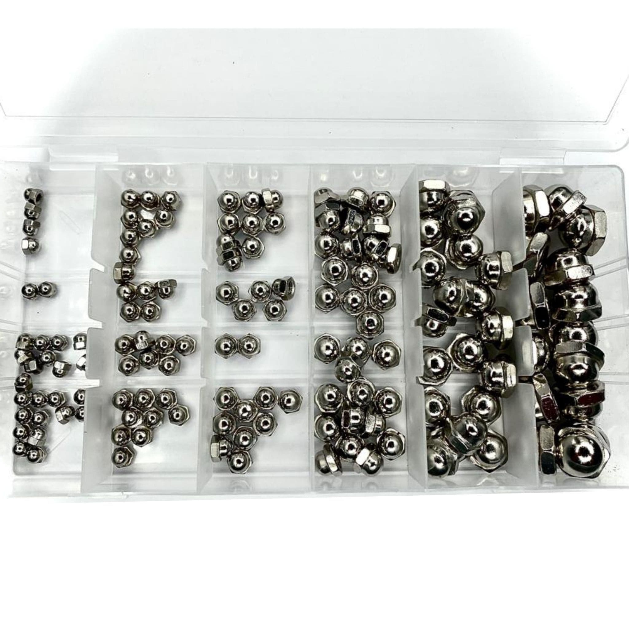 150 pieces Hex Nut with Top - Assortment Kit - South East Clearance Centre