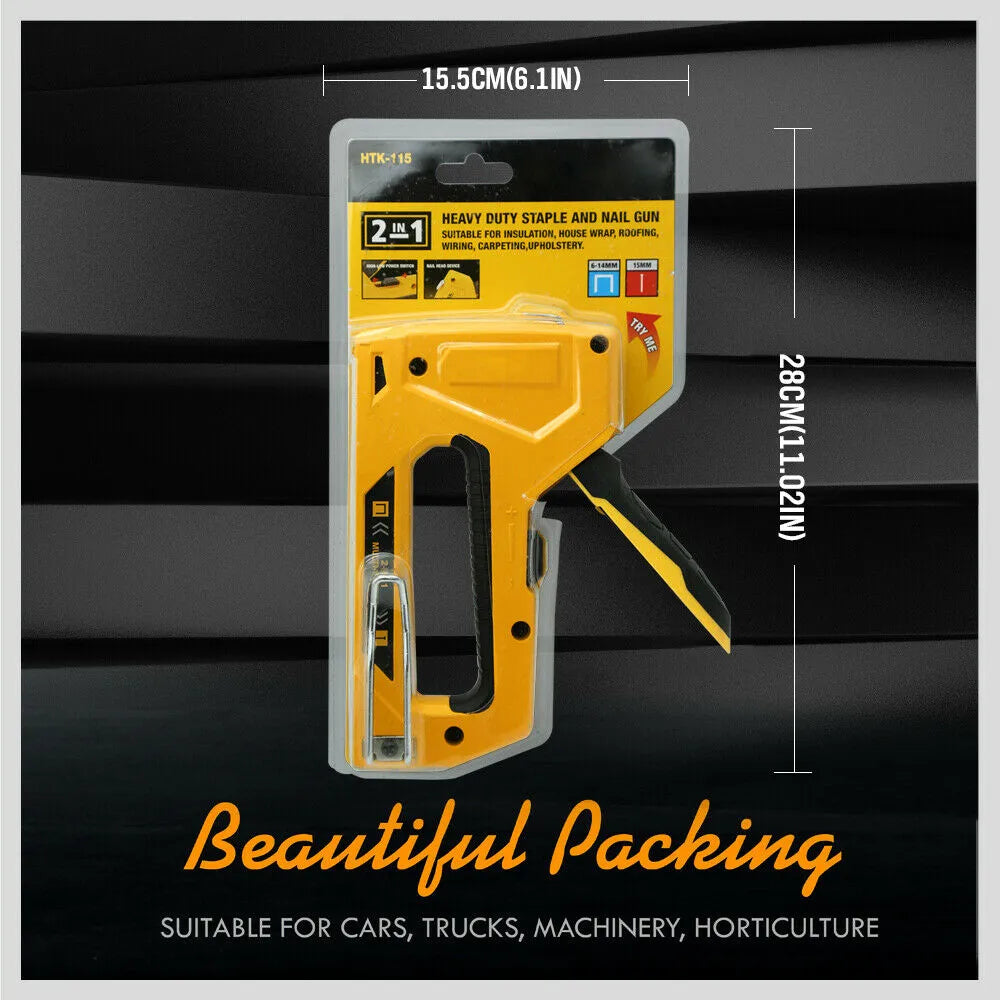 2in1 Heavy Duty Staple & Brad Nail Gun - South East Clearance Centre