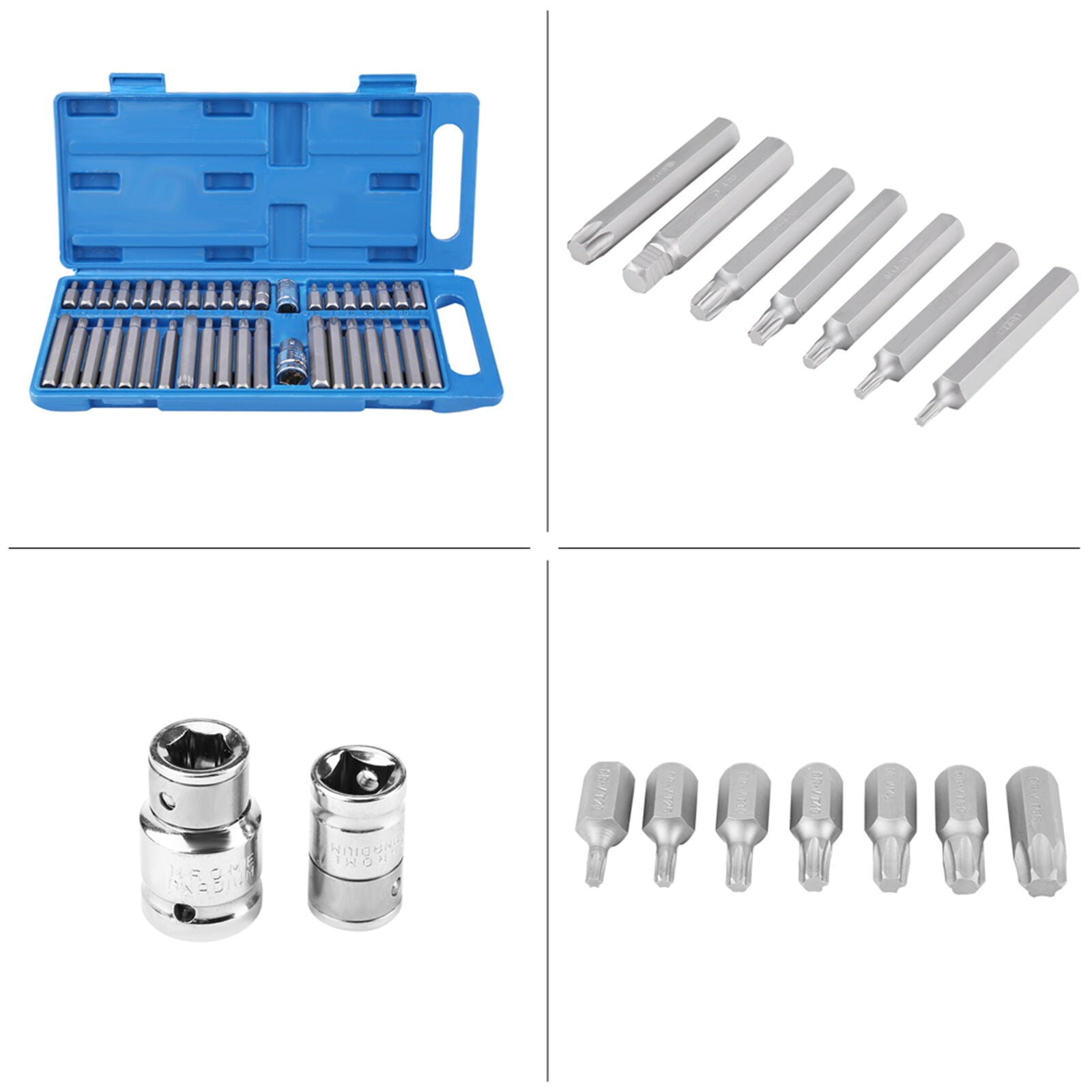 40 Piece Torx Key Socket Set | Allen Key, Torx Hex Star Spline Socket - South East Clearance Centre