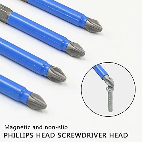 5" / 127mm Phillips Head Magnetic PH2 Driver Bit - 10 Pack - South East Clearance Centre