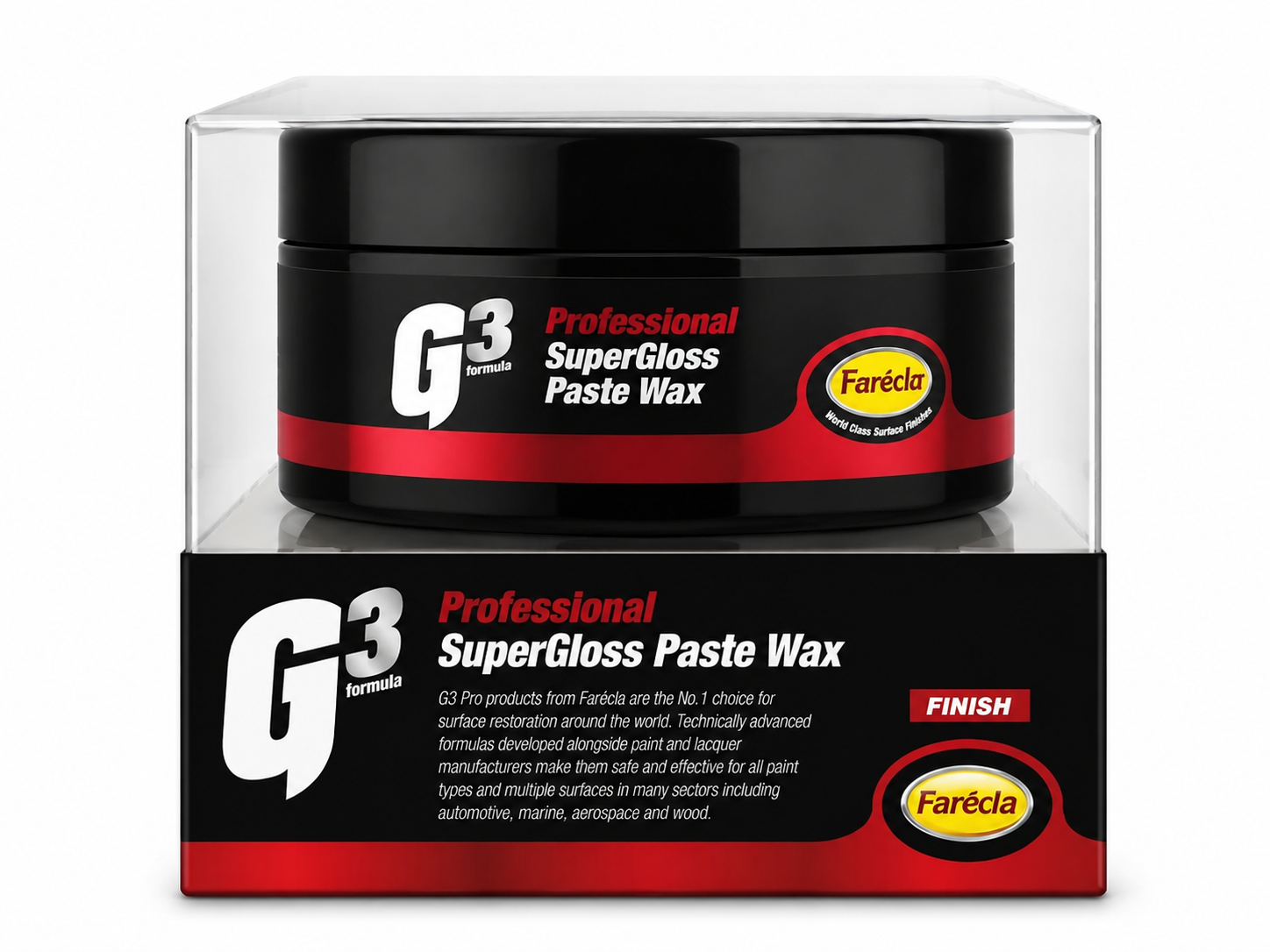 Farecla G3 Pro SuperGloss Paste Wax – Long Lasting Car Wax